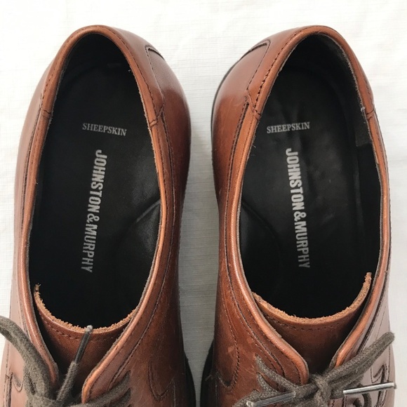 Johnston & Murphy Sheepskin Tabor Cap Toe Shoes main image 13